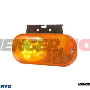 LED Sidemarkeringslykt WAS Høyre/Venstre 159,2x73.7x36,4 gul 500mm kabel