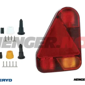 LED Baklys 5-funksjonelle med tåkelys Ajba venstre 160x220x55 mm 12V bajonettilkobling 5(4)-polet