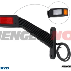 LED Breddemarkeringslykt Valeryd Venstre 120x128x37,5mm 12-36V 3-funksjonella, 0,3m kabel