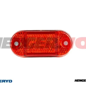 LED Posisjonslys Valeryd 65x28x18mm rød 12-36V inkl. 150mm kabel