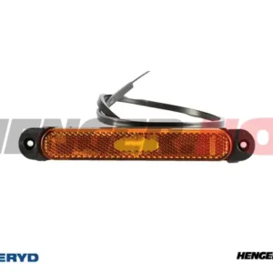 LED Sidemarkeringslys Valeryd gul med refleks 12-36V 0,5m kabel