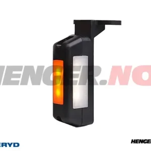 LED Sidemarkeringslykt WAS Høyre 105x64x85 rød/hvit/gul 210mm kabel