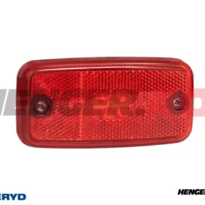 LED Posisjonslys Valeryd 110x54x16 rød 12-30V med refleks inkl. 450 mm kabel