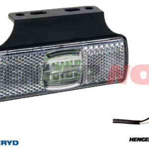 LED Posisjonslys Valeryd 100x60x14,5 hvit 12-30V inkl. 450mm kabel
