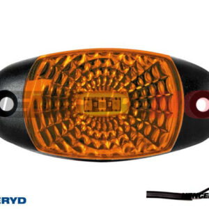 LED Sidemarkeringslykt Valeryd 72x34x18mm gul 12-30V inkl. 450mm kabel