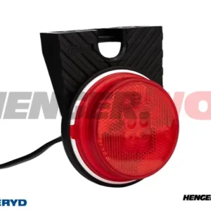 LED Posisjonslys vä Ø80x118x29mm rød 46cm kabel