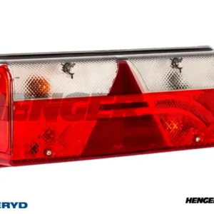 LED Baklys Aspöck Europoint III Venstre 400x153x88mm refleks, tåkelys, 7 leder. ASS2.1