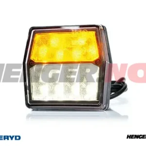 LED Blinklys og Posisjonslys 99,7x92,7x30, gul/hvit, Bajonettilslutning 3(5)pol , CC=45mm