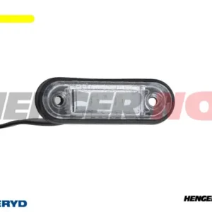 LED Sidemarkeringslykt 78x22x18mm gul 12-30V inkl. 450mm kabel