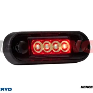 LED Posisjonslys Valeryd Arctic Night 84,2x27,7x12,8mm rød 12-36V inkl. 150mm kabel