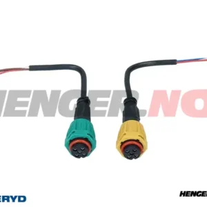Adapter Valeryd passe til Aspöck/Fristom fra bajonett til løse 4+5-pol kablar, 200mm (2-pack)