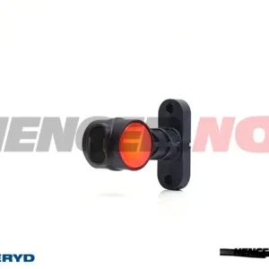 LED Sidemarkeringslykt WAS Høyre/Venstre 124x100x55 hvit/rød 300mm kabel