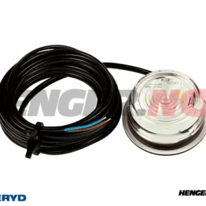 LED Sidemarkeringslykt WAS Høyre/Venstre 87x98x50 hvit 500mm kabel