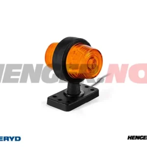 LED Breddemarkeringslykt Valeryd 109,8x94x91,6 gul/gul, 12-36V inkl. 0,45m kabel