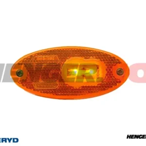 LED Sidemarkeringslykt WAS Høyre/Venstre 102x46x12 gul 220mm kabel