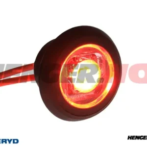 LED Posisjonslys Valeryd Ø32x17,2mm rød 12-36V inkl. 0.15m Kabel