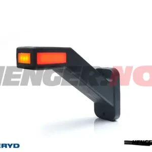 LED Sidemarkeringslykt WAS? Venstre 184,9x145,2x58 gul/hvit/rød 240mm kabel