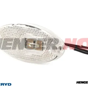 LED Posisjonslys WAS 102x46x12 vit 220mm kabel