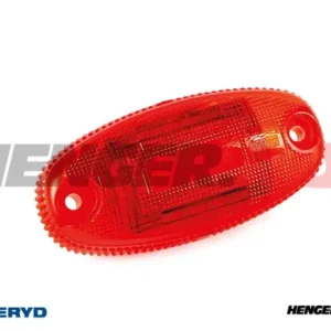 LED Posisjonslys Valeryd 73×35,6×18,6mm rød 12-36V inkl. 150mm kabel