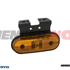 LED Sidemarkeringslykt Aspöck Unipoint I 119x75x18mm gul 24V med P&R 1,50m ASS1 Kabel