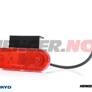 LED Posisjonslys WAS 114x63x40 rød 220mm kabel og festebrakett