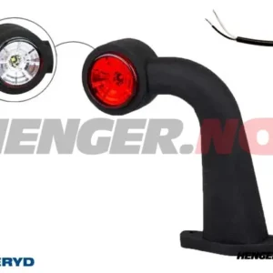 LED Breddemarkeringslys Valeryd 175x170x45 hvit/rød 12-30V, høyre