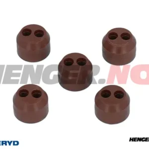 Tetningsplugg Aspöck Ø2x13mm brun (5-pack)