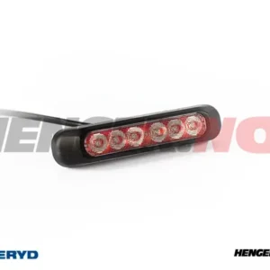 LED-tåkelyslampe Valeryd 132,2x28,2x18,9mm, rød 12/24V, inkl. 1m kabel