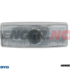 Posisjonslys Ajba 111x42x28 hvit med refleks