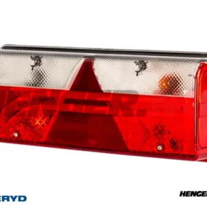 LED Baklys Aspöck Europoint III Høyre 400x153x88mm refleks, tåkelys, 7 leder. ASS2.1