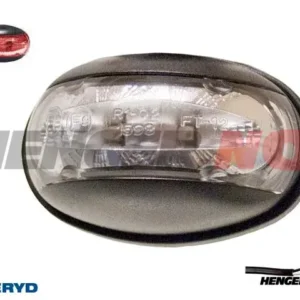 LED Posisjonslys Valeryd 60x32x35 rød 12-30V inkl. 450 mm kabel