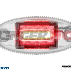 LED Posisjonslys Valeryd Arctic Night 73×35,6×18,6mm rød 12-36V inkl. 150mm kabel