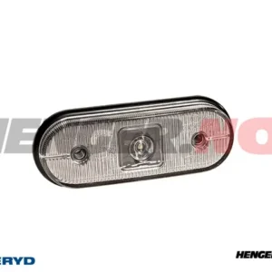 LED Posisjonslys Aspöck Unipoint I 119x44x18mm hvit 24V med P&R 0,50m Kabel
