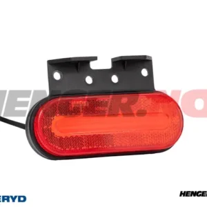 LED Posisjonslys Valeryd ADR 124x75x26,5mm rød 48cm kabel