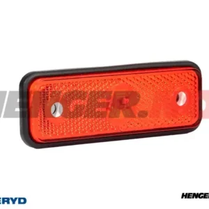 LED Posisjonslys Valeryd 102x36x17 rød 12-30V med refleks inkl. 450 mm kabel