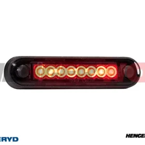 LED Posisjonslys Valeryd Arctic Night 120,4x15,7mm rød 12-36V inkl. 150mm kabel
