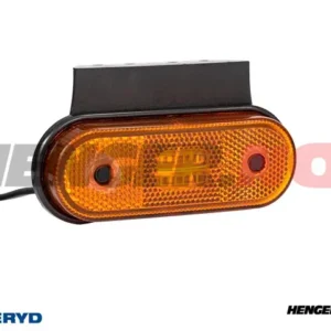LED Sidemarkeringslykt Valeryd 120x67x18mm gul 12-30V med refleks inkl. 450 mm kabel