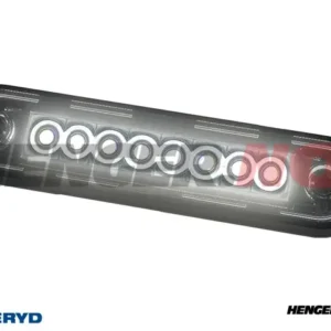 LED Posisjonslys Fristom 120,4x12,8mm hvit 12-36V inkl. 150mm kabel