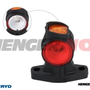 LED Breddemarkeringslykt Valeryd 96xØ52x52mm Høyre rød/Hvit/gul 12-36V, 0,5m kabel