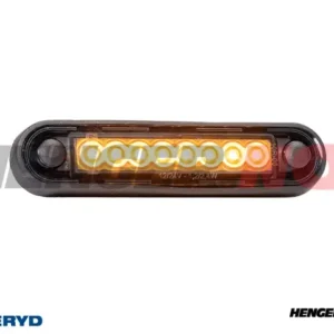 LED Sidemarkeringslykt Valeryd Arctic Night 120,4x15,7mm Gul 12-36V inkl. 150mm Kabel