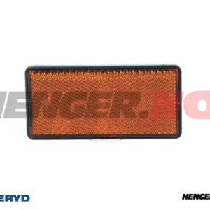 Radex rektangulær refleks selvheftende orange 103x51 mm