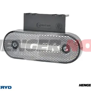 LED Posisjonslys WAS 115,3x41,3x20 hvit 220mm kabel