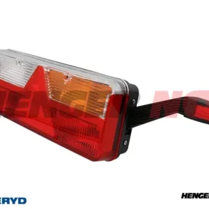 Baklys Valeryd Kingpoint Høyre 569x153x88mm 12-36V 6-funksjonelle med LED markeringslys på gummiarm, AMP4 tilkobling