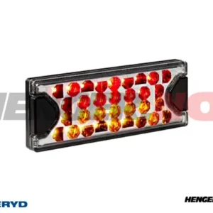 LED Baklampe Aspöck Miniled II 150x59x20mm blinklys med 0,50m kabel