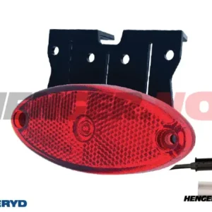 LED Posisjonslys 102,4x74x37,8mm 12-36V rød 50cm kabel inkl. QS150 kontakt
