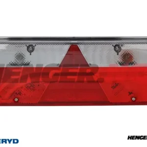 LED Baklys Aspöck Europoint III Høyre 400x153x88mm, 7 ledare ASS2.1 med 4x2 polet ASS2
