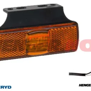 LED Sidemarkeringslykt Valeryd 100x50x14,5mm gul 12-30V med refleks inkl. 450 mm kabel