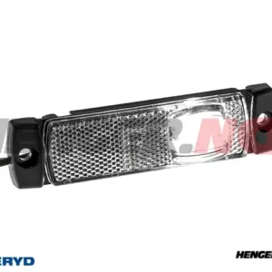 LED Posisjonslys Valeryd 130x32x14,5 hvit 12-30V med refleks inkl. 450 mm kabel
