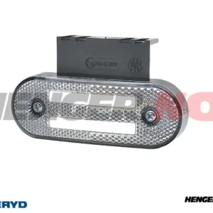 LED Posisjonslys WAS 115,3x41,3x20 hvit 220mm kabel