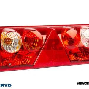 LED Baklys Aspöck Europoint II Venstre 426x154x85mm refleks, tåkelys, 7 polet. AMP